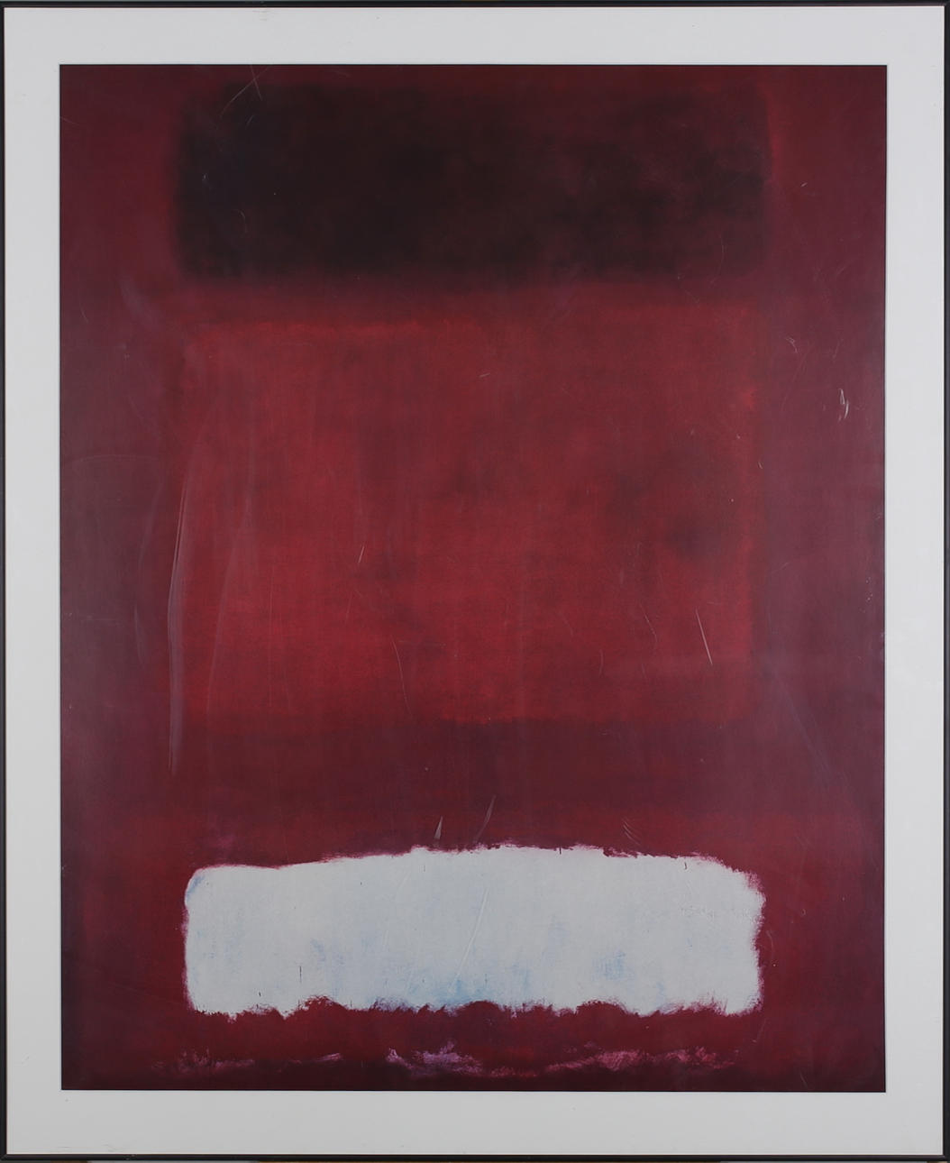 AFFISCH. "Red, White and Brown 1957". Mark Rothko Osignerad.