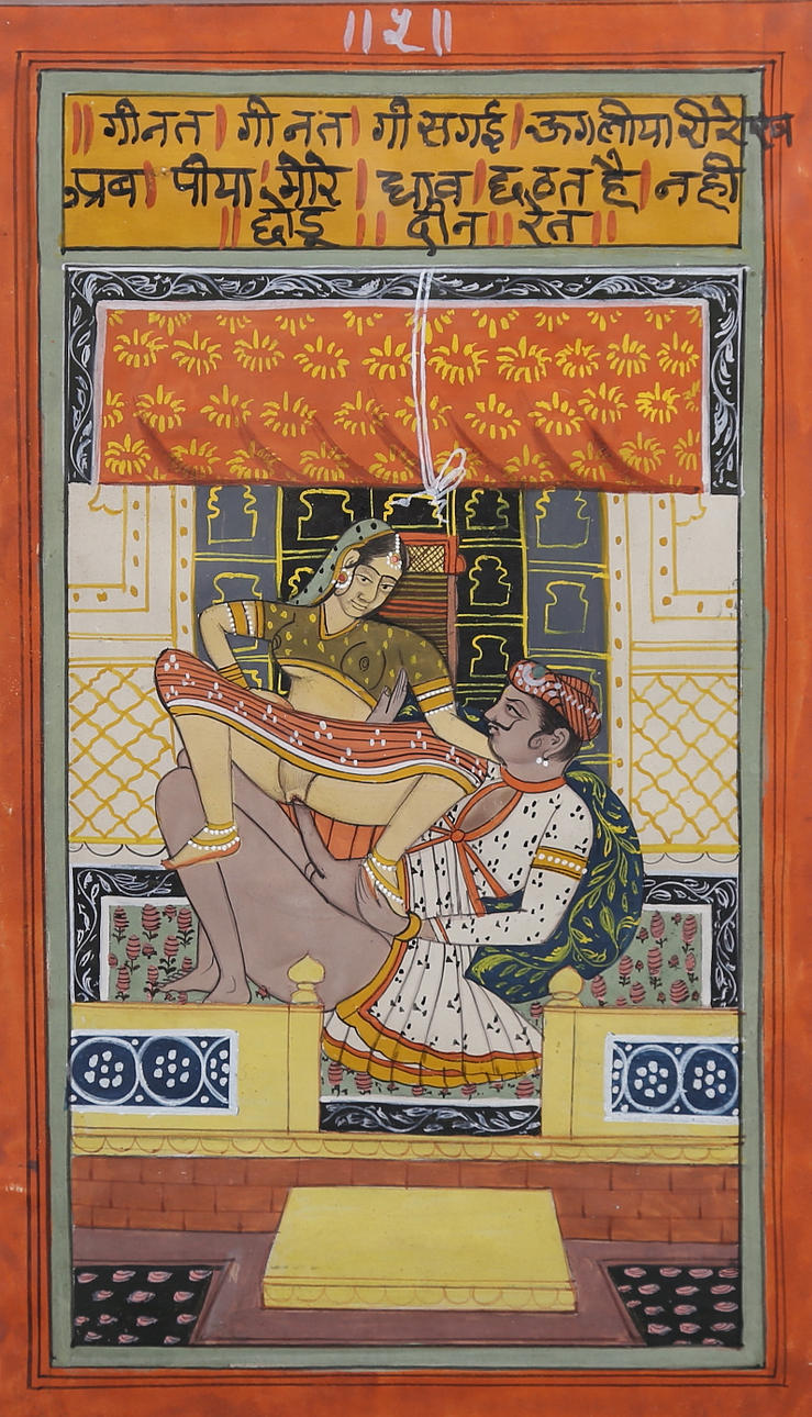 GOUACHE, ekivok, Indien.