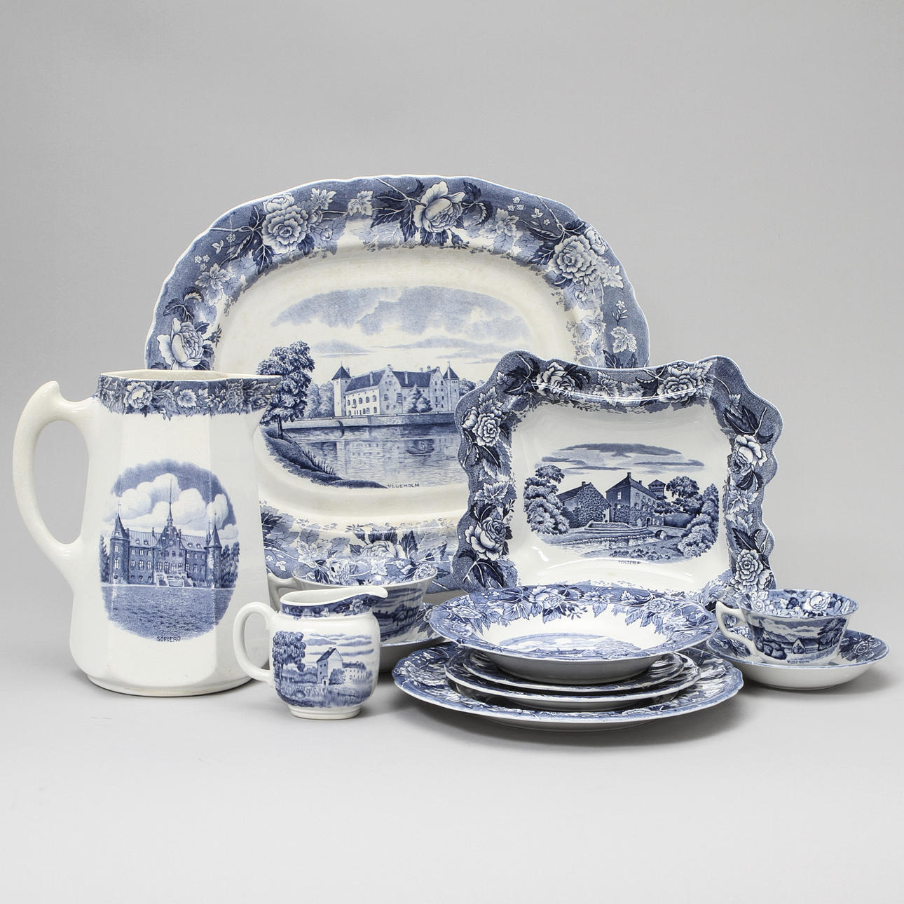 SERVIS, 106 delar, "Skåne", Rörstrand.