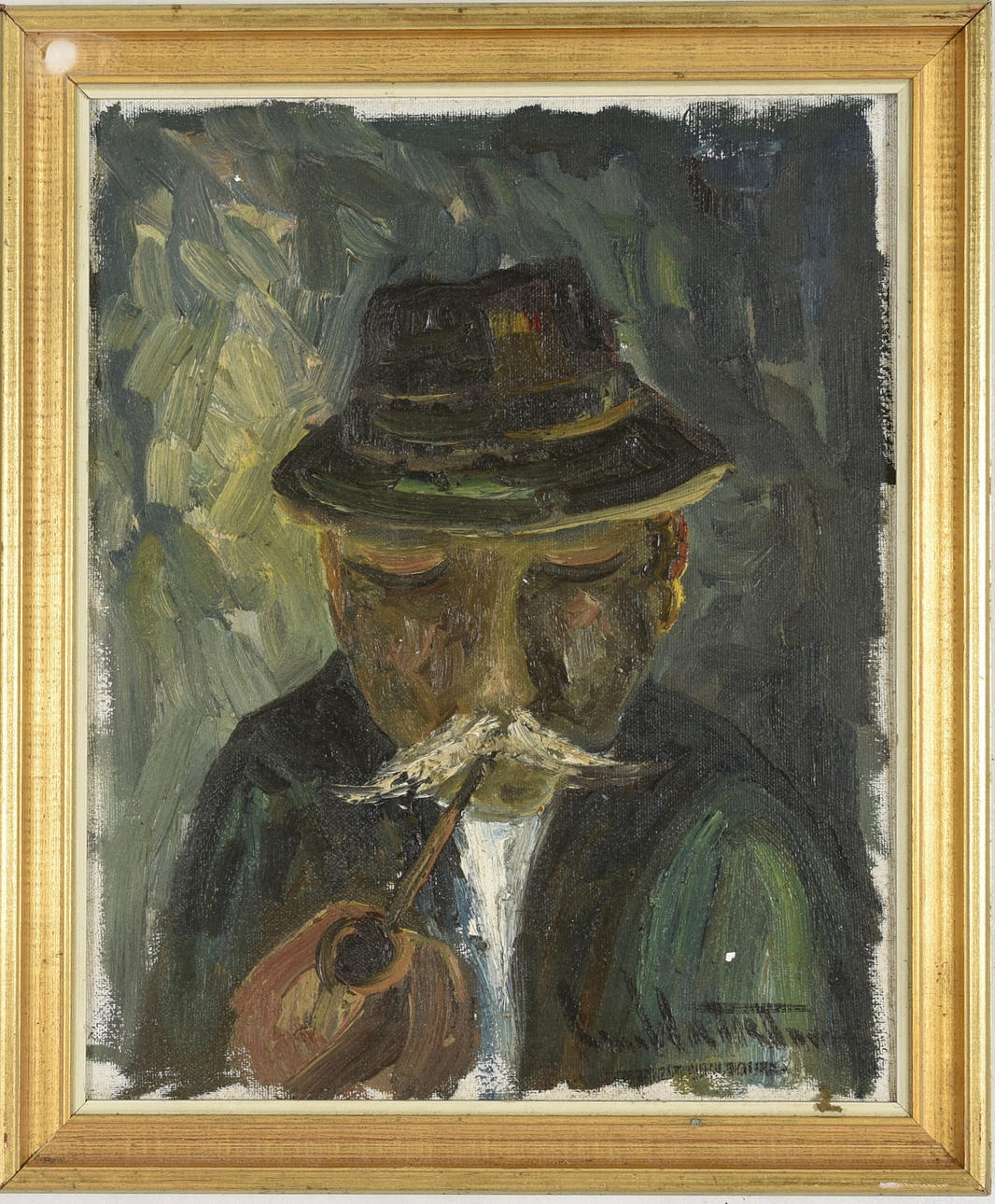 OIDENTIFIERAD KONSTNÄR. Olja på duk.