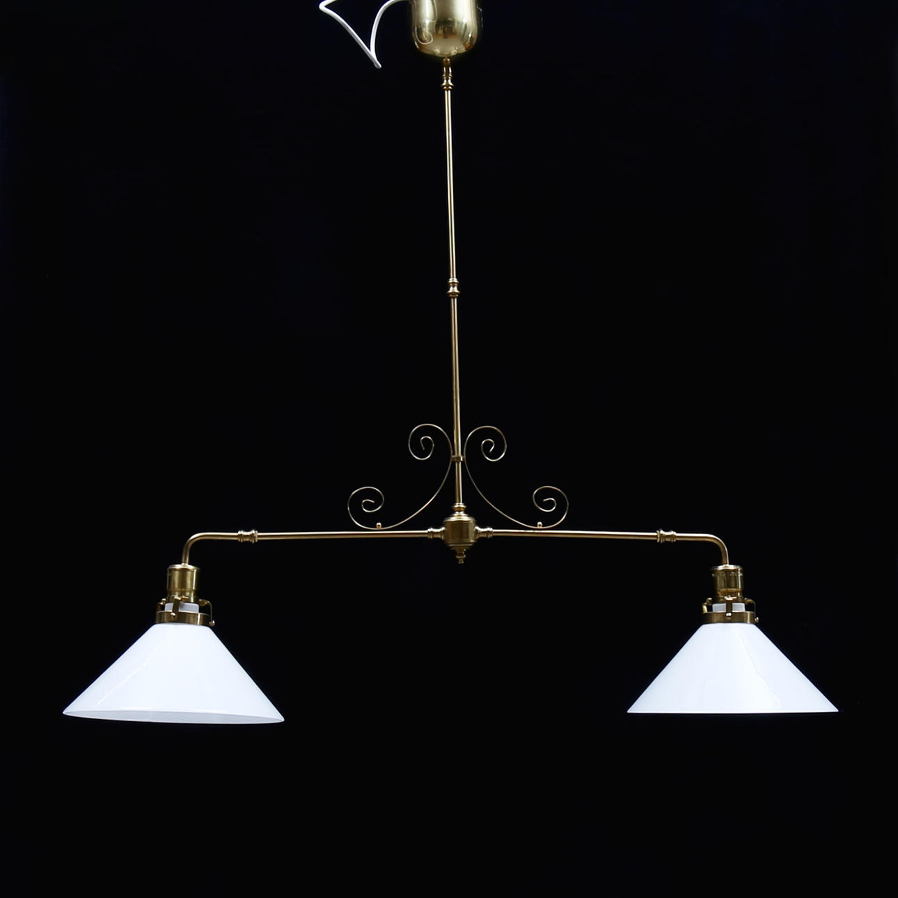 SHOEMAKER LAMPE, dobbelt model, 1900-tallet.