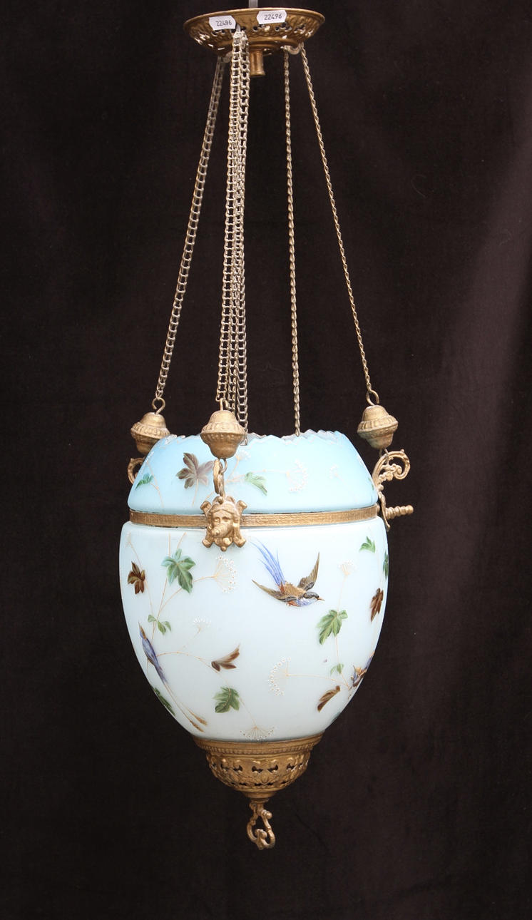 MÅNSKENSLAMPA/AMPEL, omkring 1900.