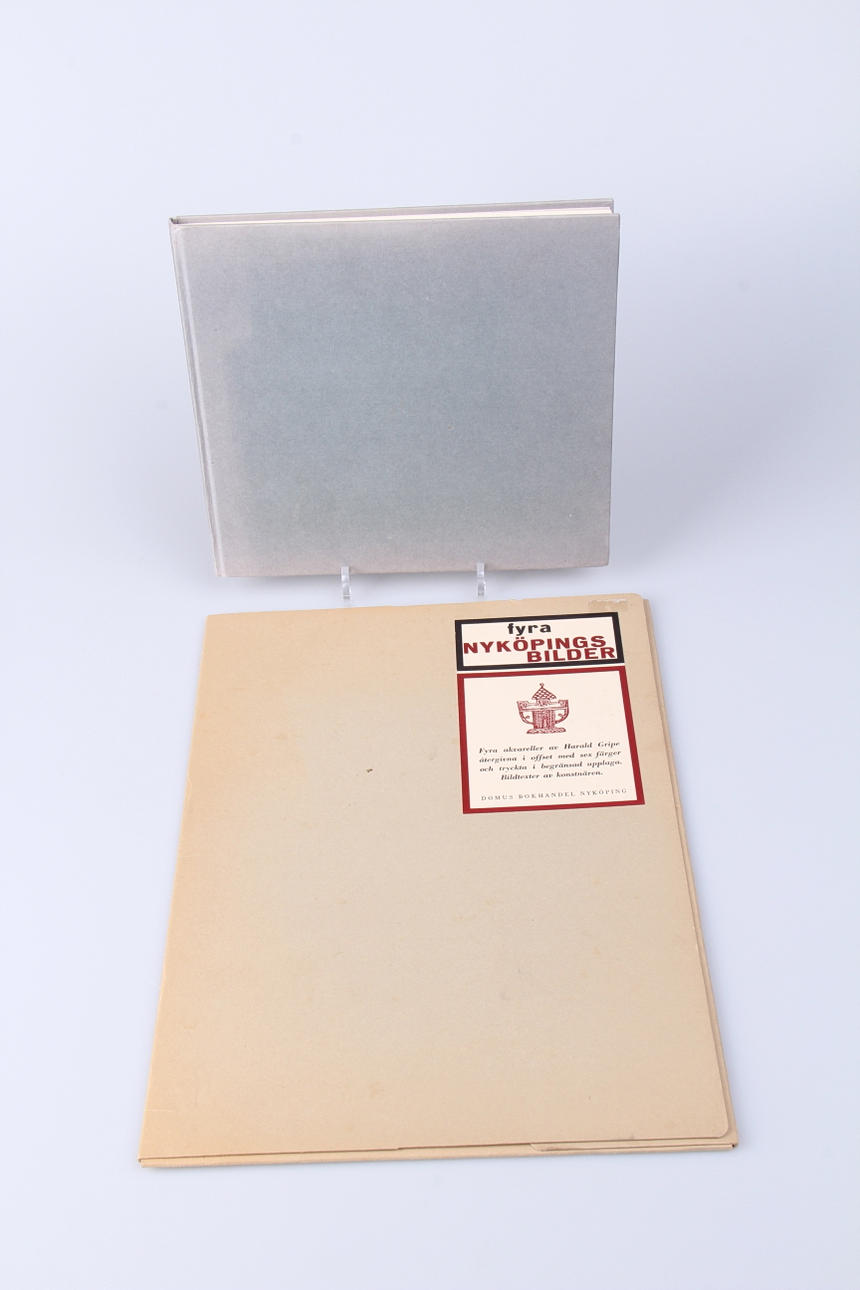OFFSETTRYCK, 4 st samt bok om Nyköping.