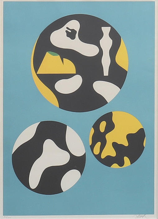JEAN ARP. composición con círculos.
