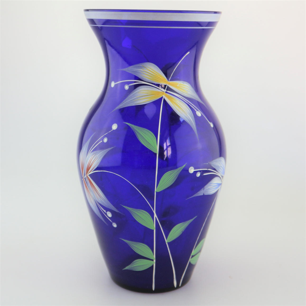 GLAS VASE FG ILMENAU.