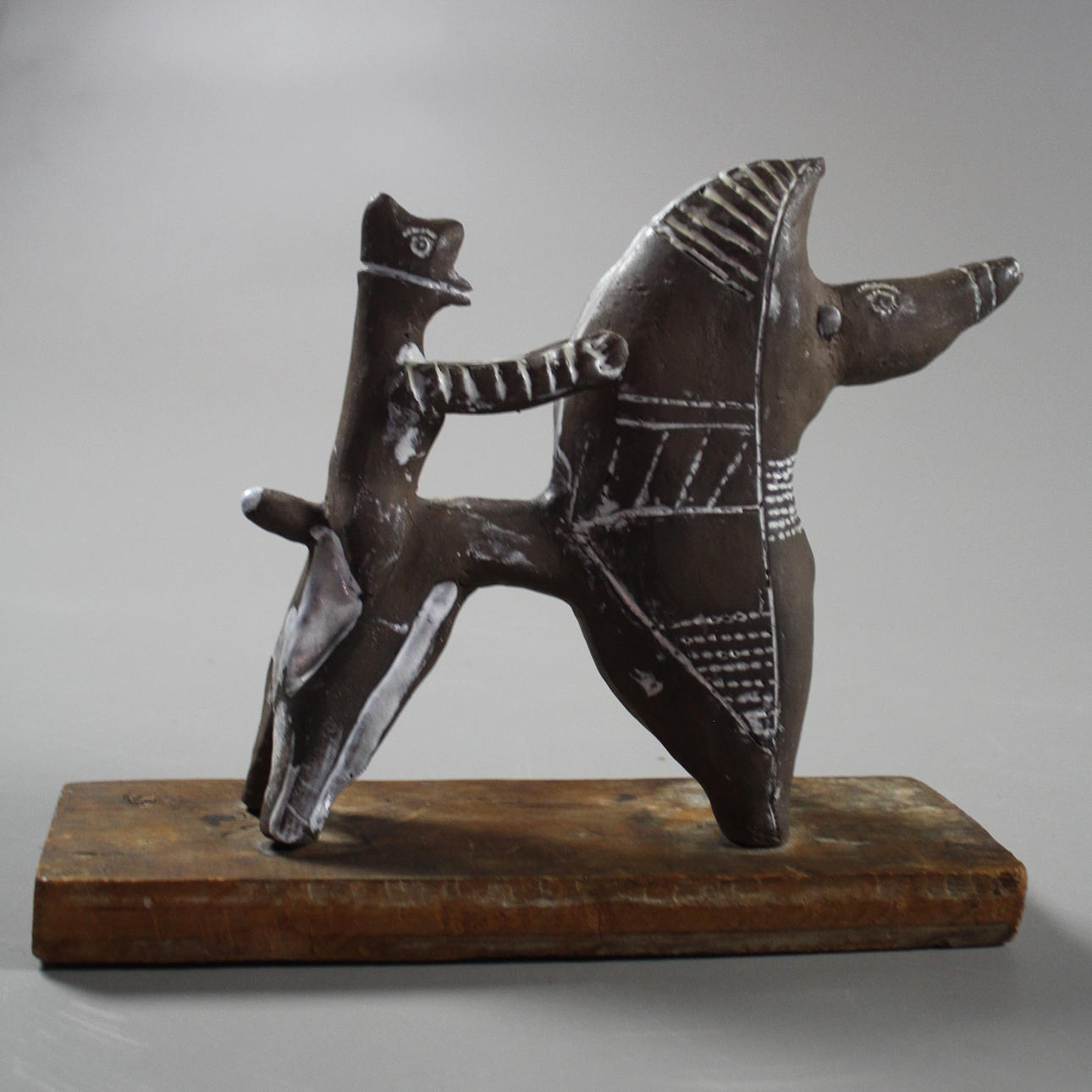 ALVAR SAARI. SCULPTURE, signed.