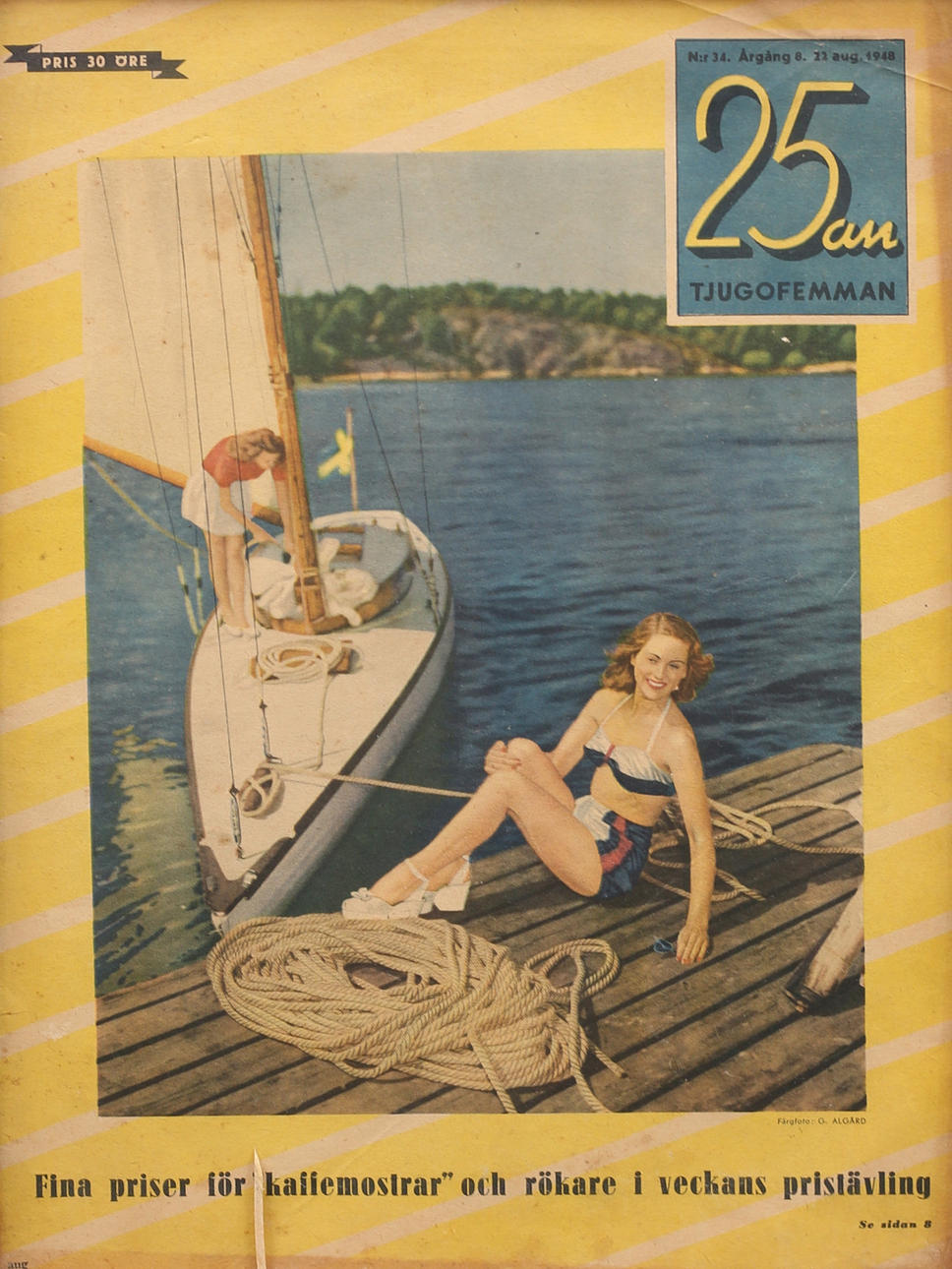 G ALGÅRD. Affisch, "25:an", offsettryck, osignerad.