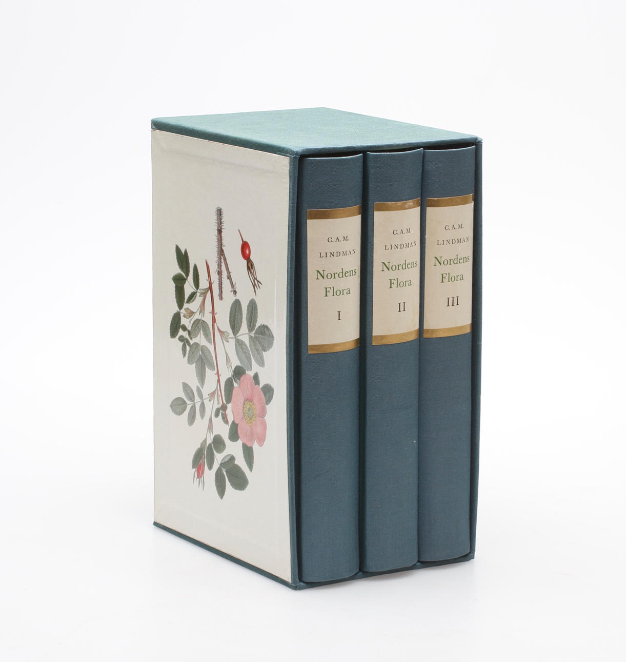 BÖCKER, 3 vol, C A M Lindman, Nordens flora, Wahlström & Widstrand Stockholm 1964.