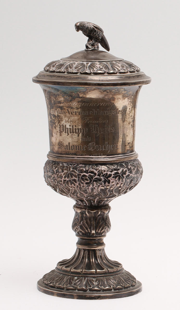 LOCKPOKAL, silver, vikt ca 418 g.