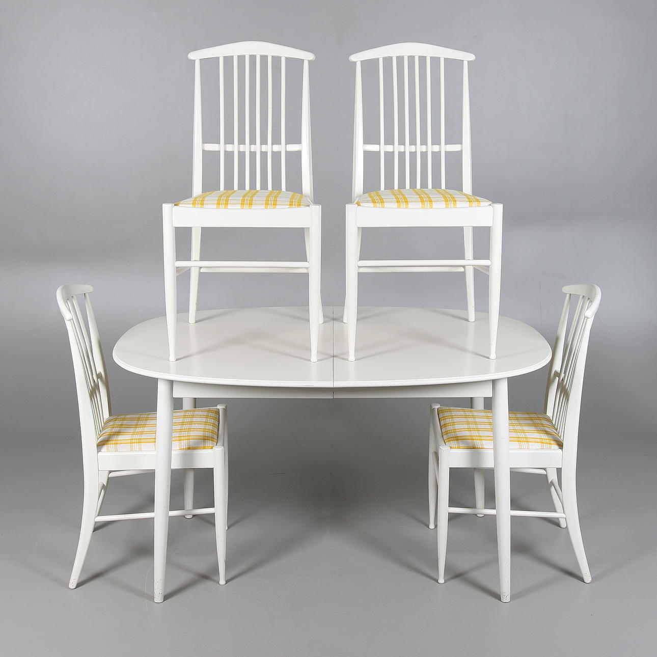 MATGRUPP, 5 delar, Asko Möbler, 1900-talets andra hälft.