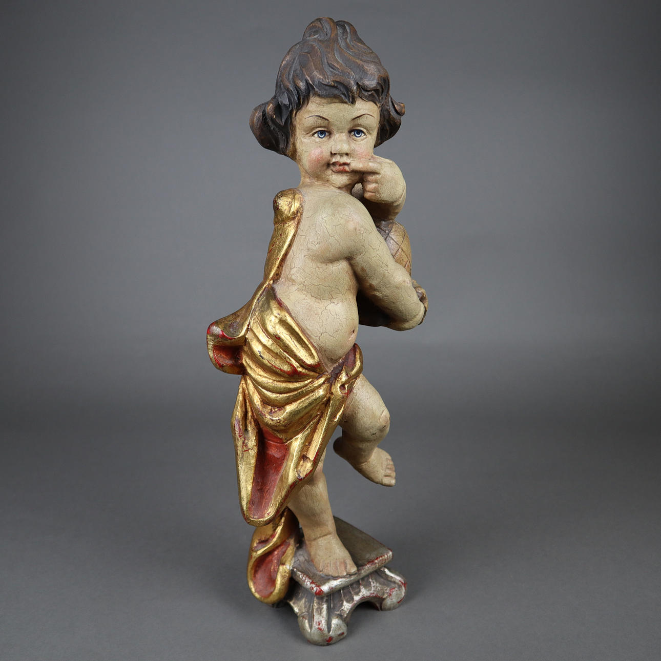 --JOSEPH ANTON FEUCHTMAYER. NACH. Holzfigur „Honigschlecker“.