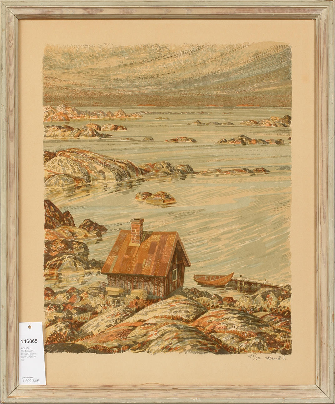 ROLAND SVENSSON, litografi, sign o numr 243/350.