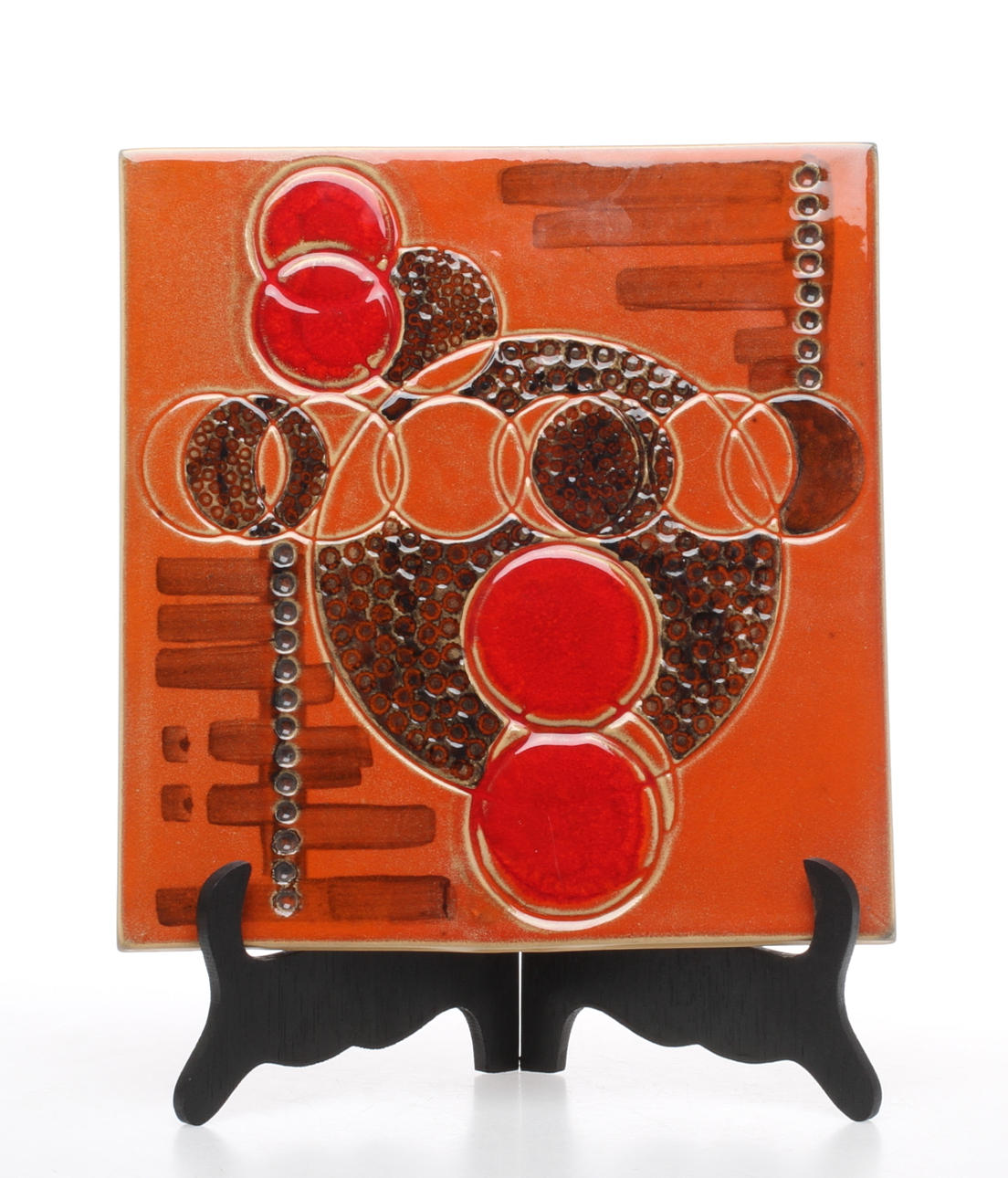 VÄGGPLAKETT, stengods, Olle Alberius Rörstrand.