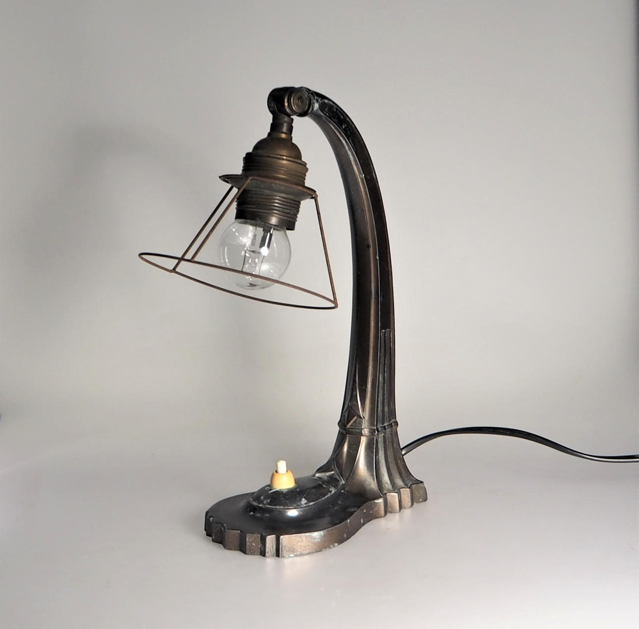 TABLE LAMP, art deco, marked "Zenith".