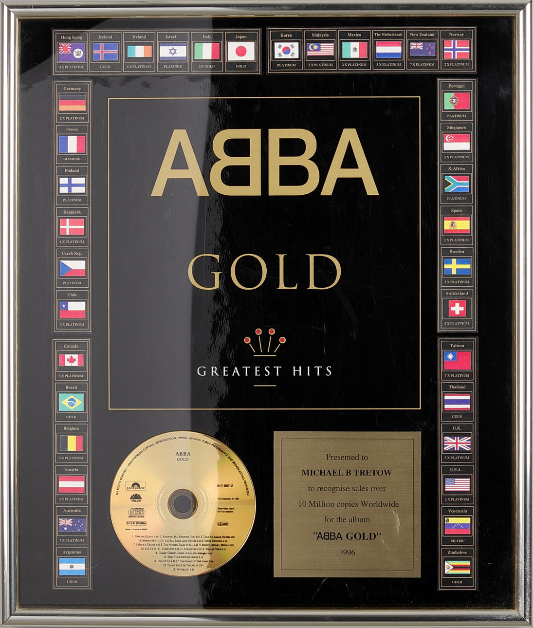 ABBA, Goldscheibe.