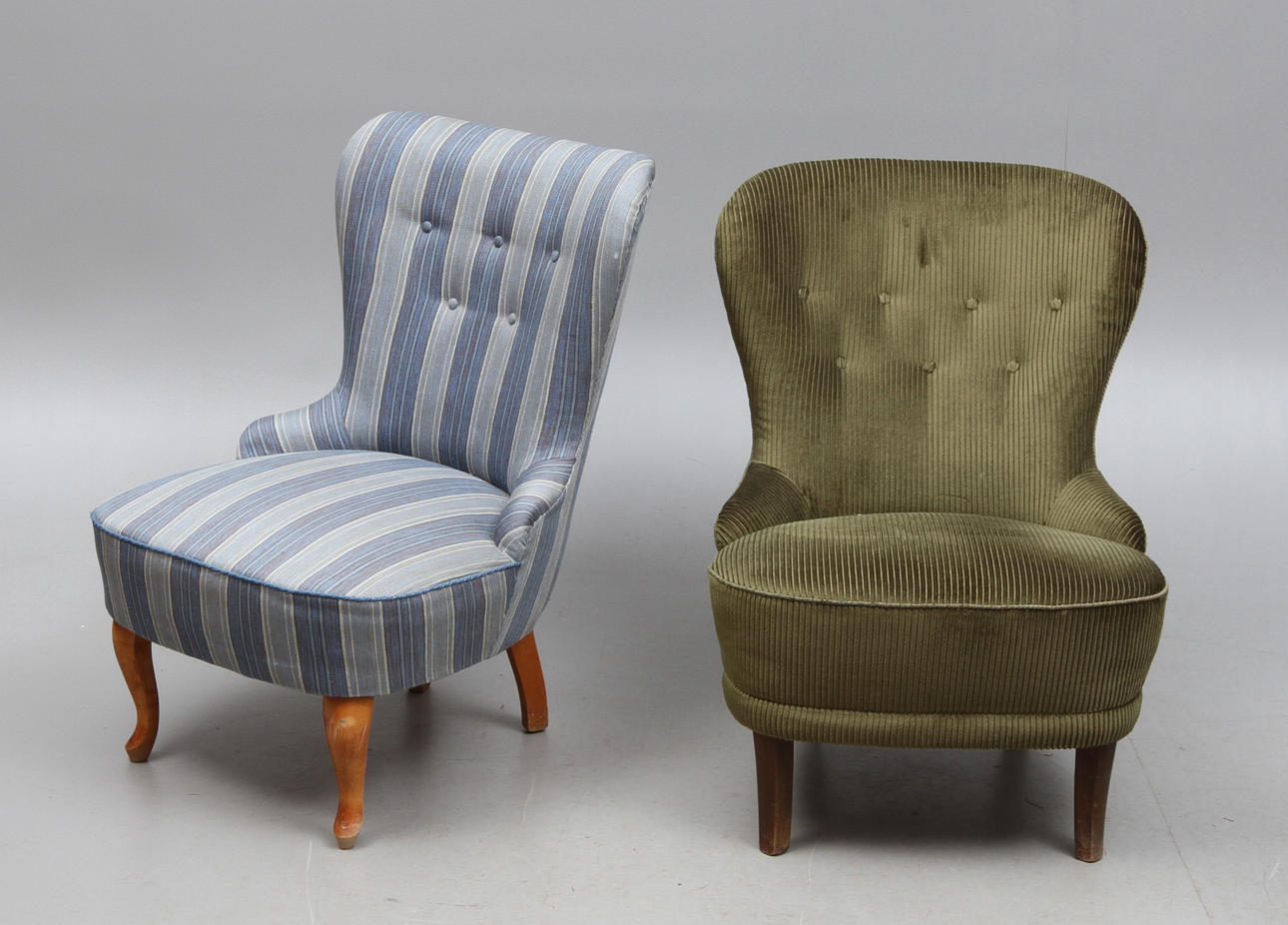 EMMAFÅTÖLJER, 2 st, 1900-tal.