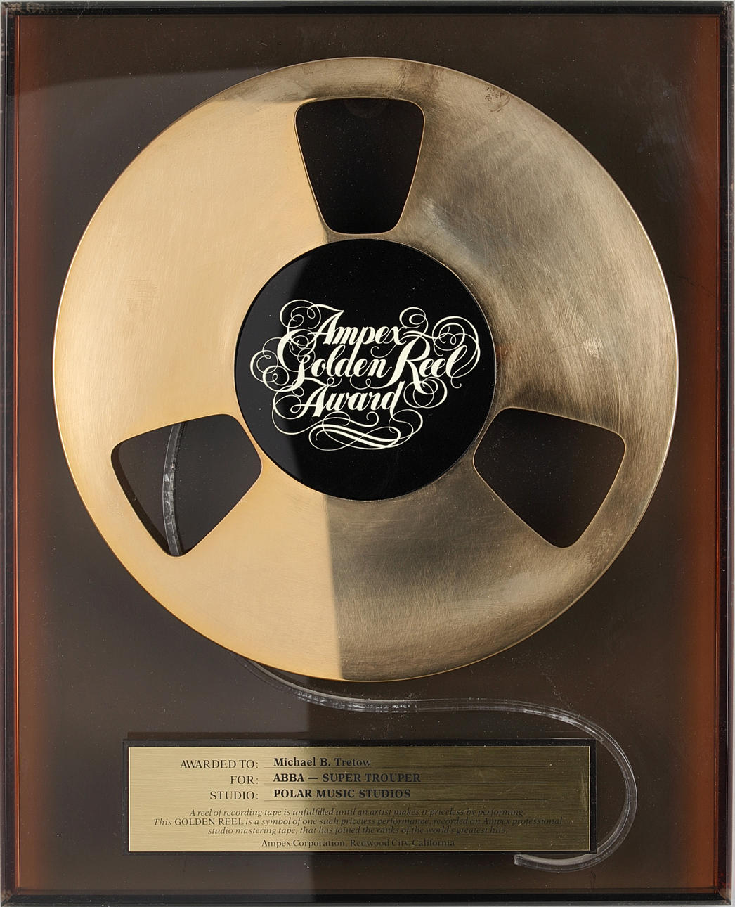 ABBA, carrete dorado.