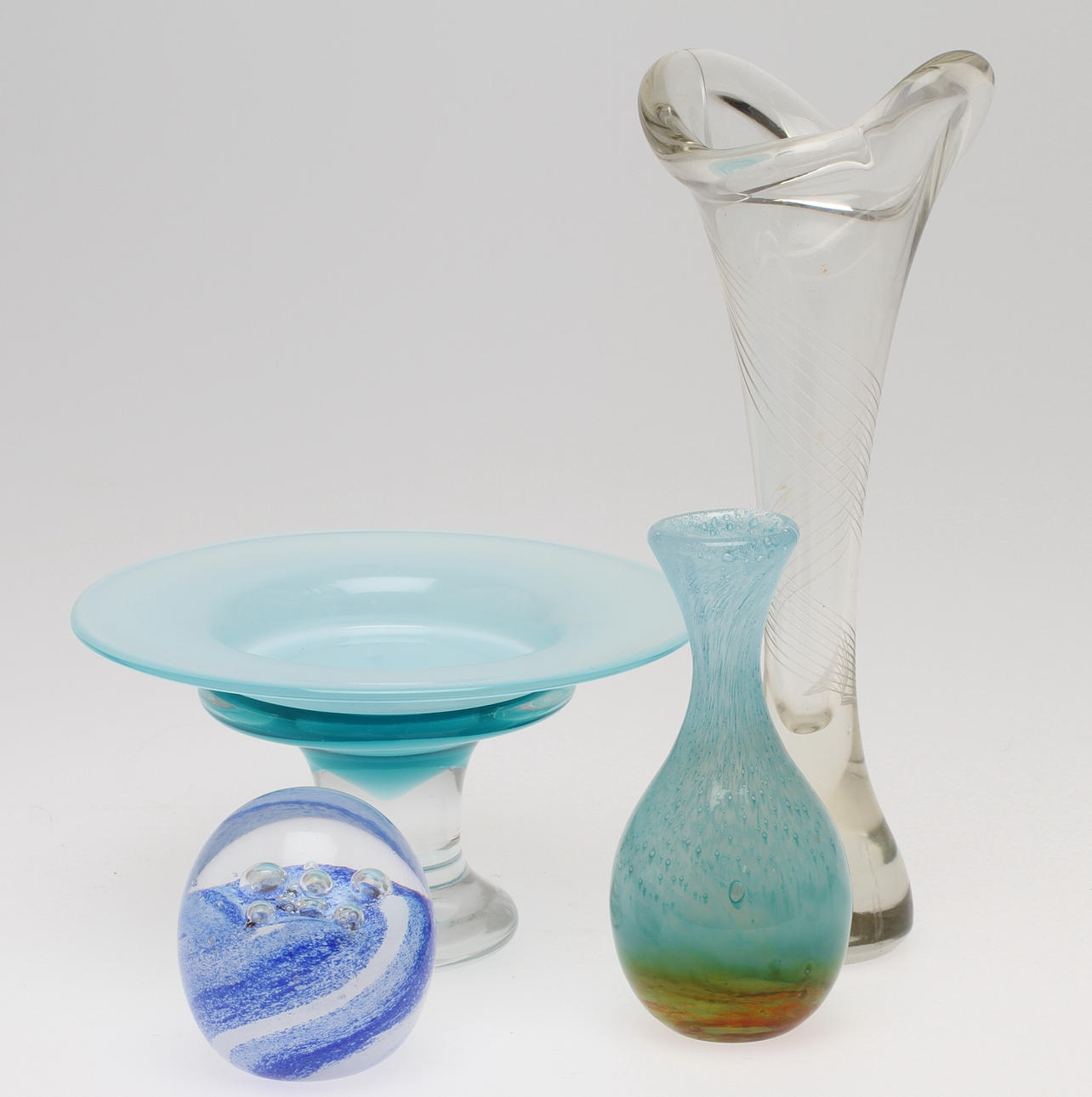 PARTI GLAS, 4 delar, bla. Elander Humppila och Ramèl, SEA.