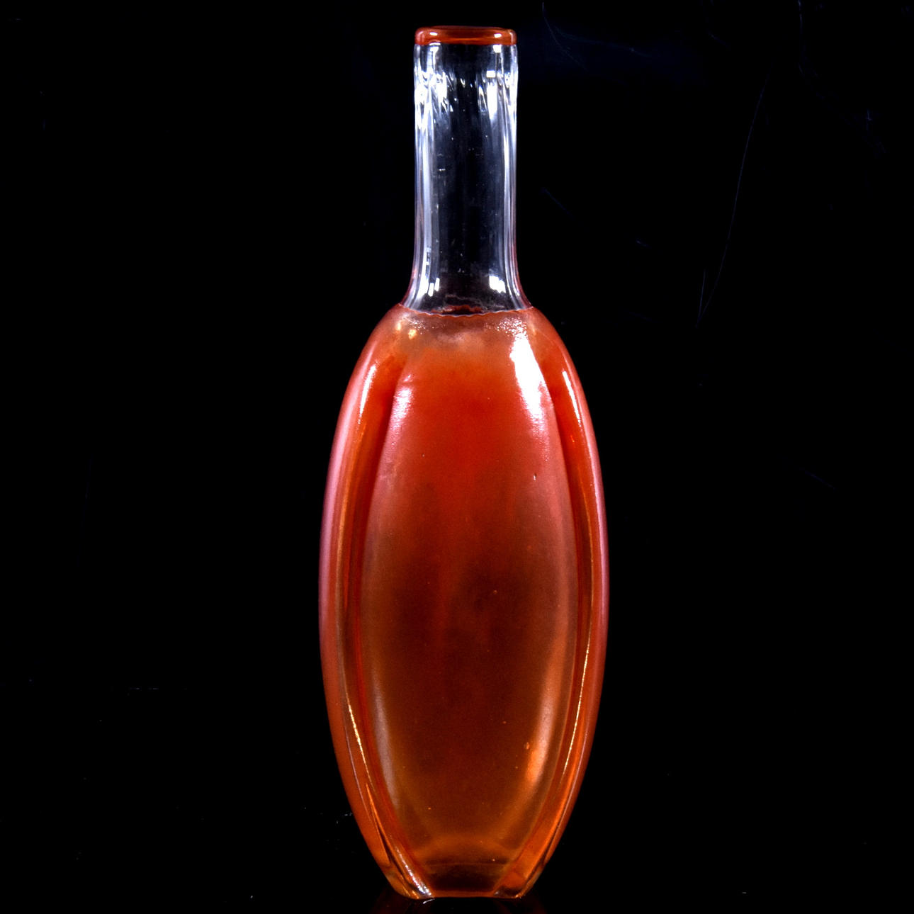 VAS, orange glas 1900-tal.