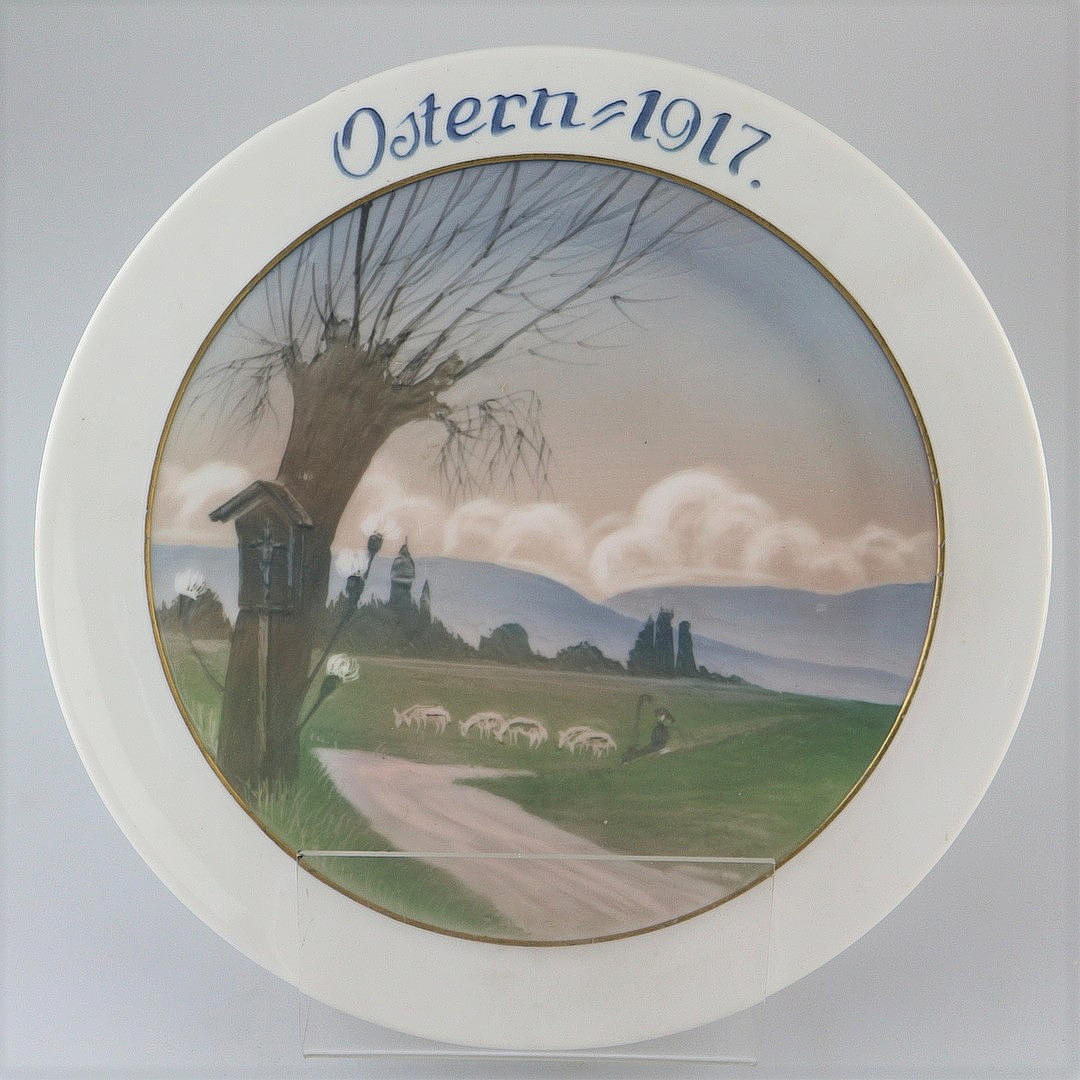 ROSENTHAL PLATE "PÅSKE 1917".