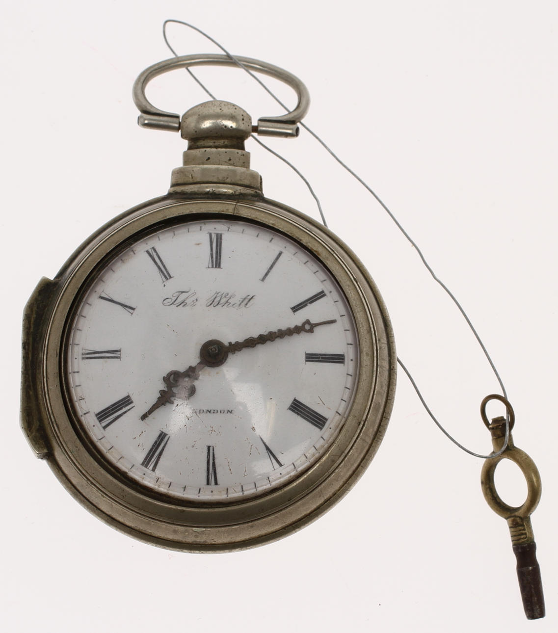 SPINDELUR, Thomas Whitt, London, 17/1800-tal, silverboett.