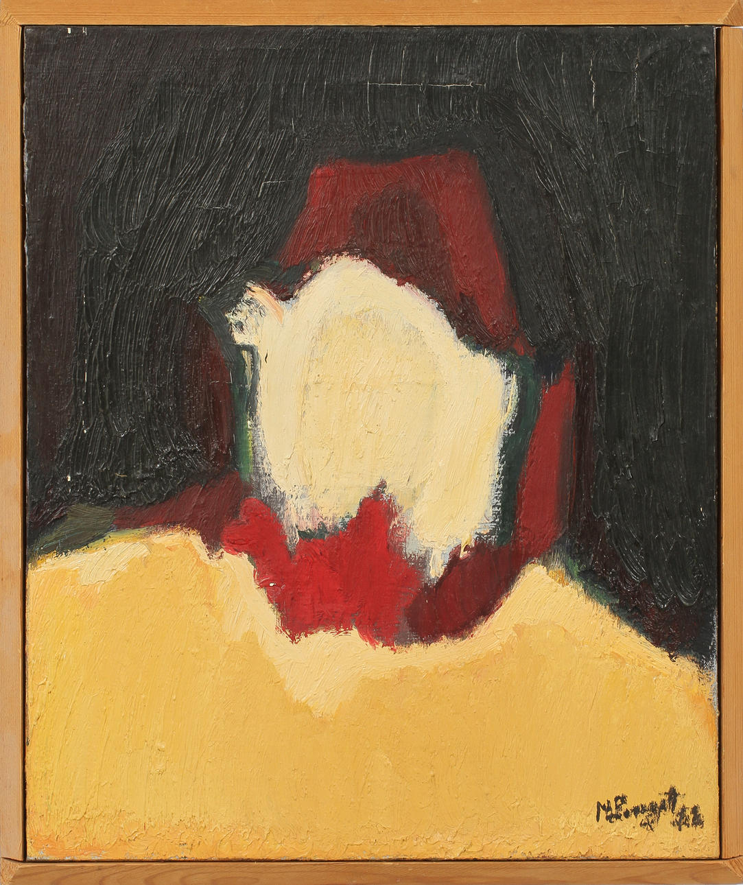 MARCEL POUGET. Olja på duk, signerad.