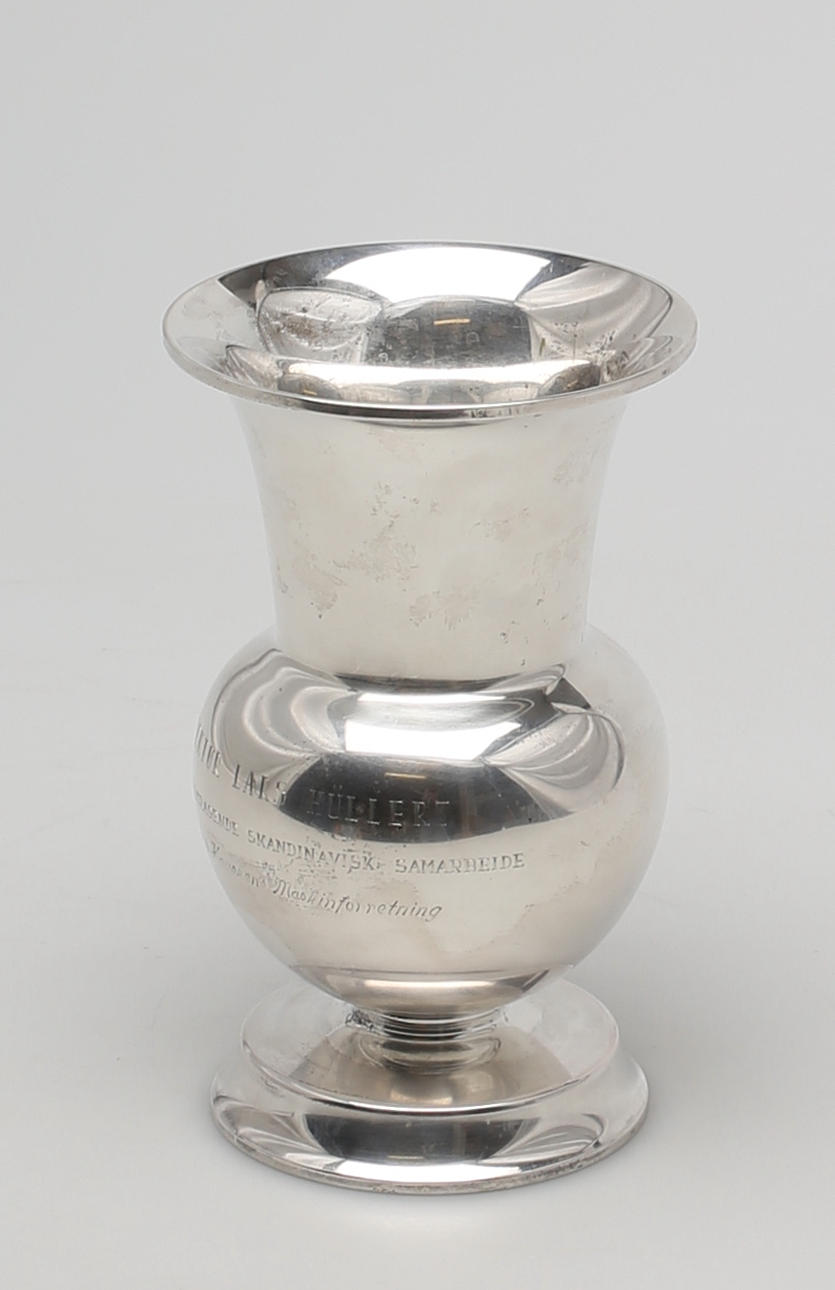 POKAL i silver, David Andersen, vikt 453 gram.