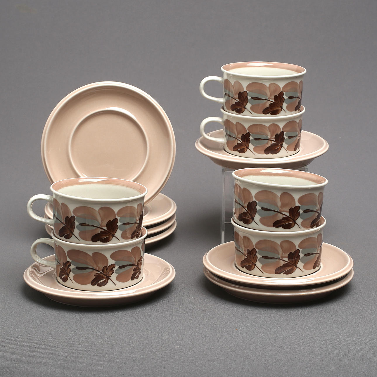 TEA CUPS WITH PASSENGER, set of 4, 