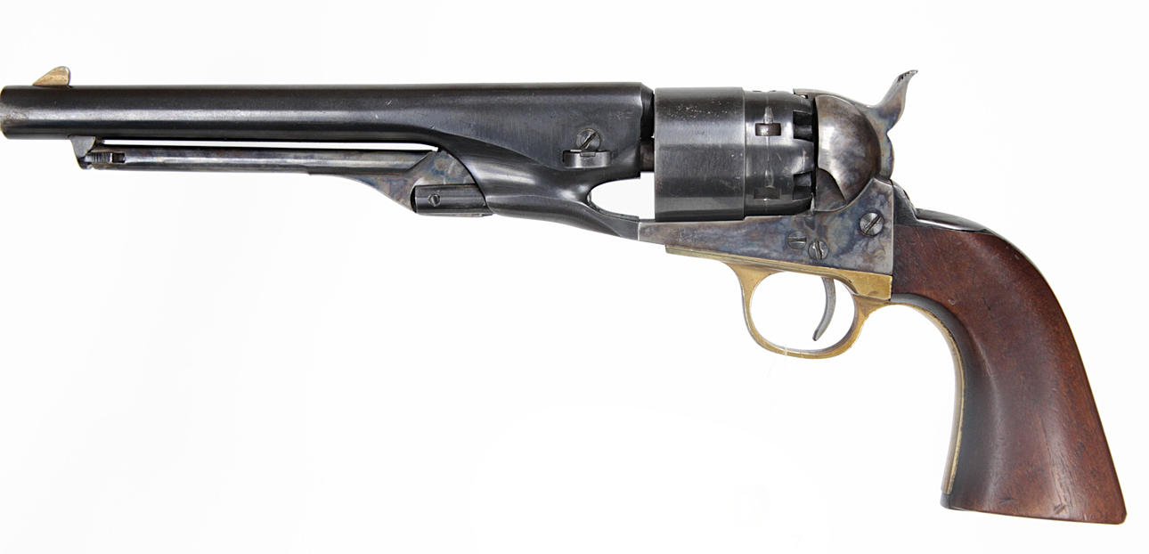 270. REVOLVER, Belga, Single Action, modelo 1860 Army, calibre .44 ...