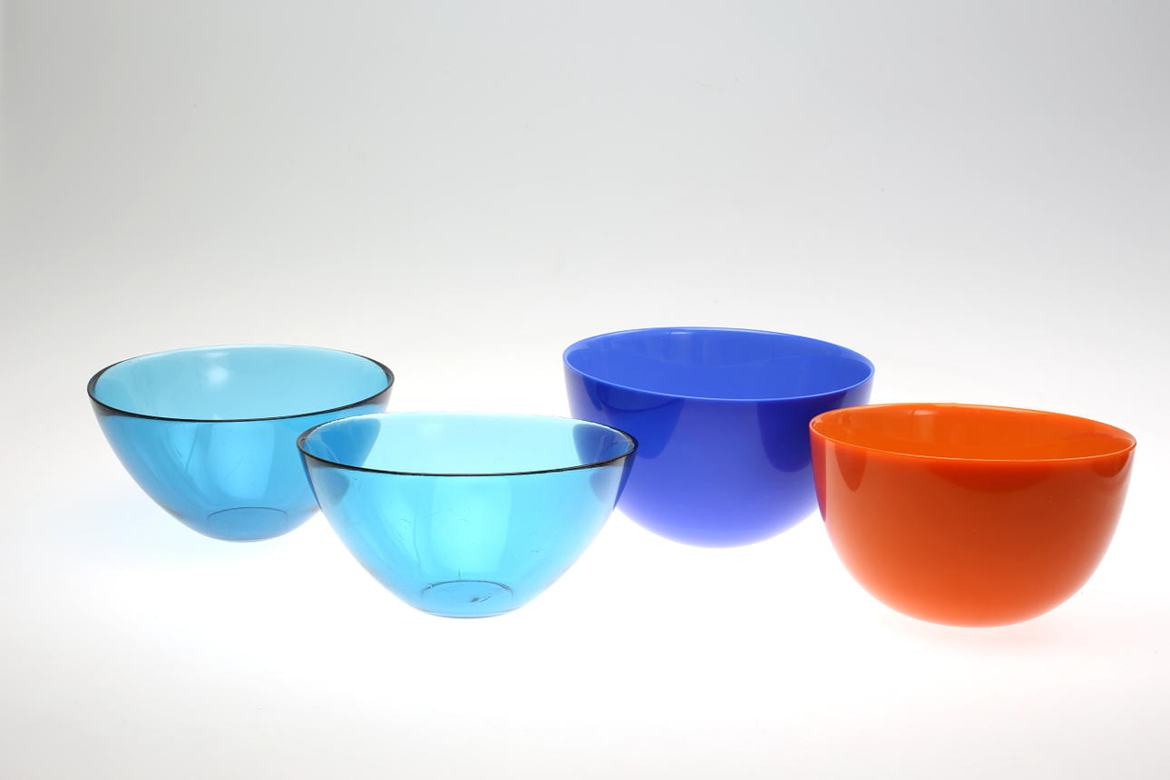 FUGASKÅLAR, 4 st, Orrefors.