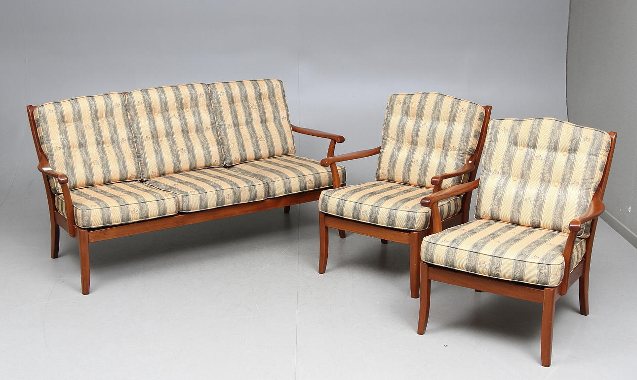 SOFFGRUPP, 3 delar, Bröderna Andersson, 1900-talets fjärde kvartal.