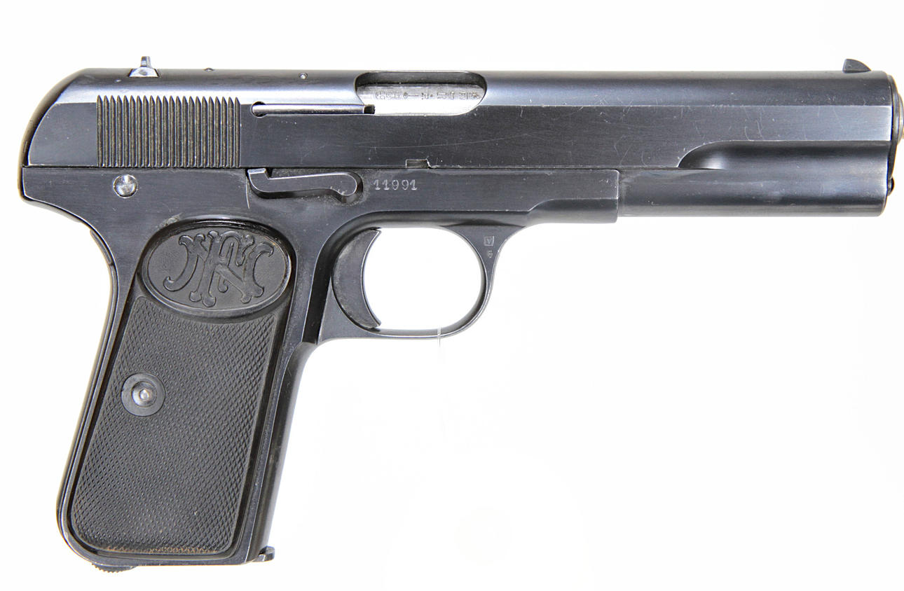 183. PISTOL, belgisk, Halvautomatisk, fabrikat FN, modell 1903, kaliber ...