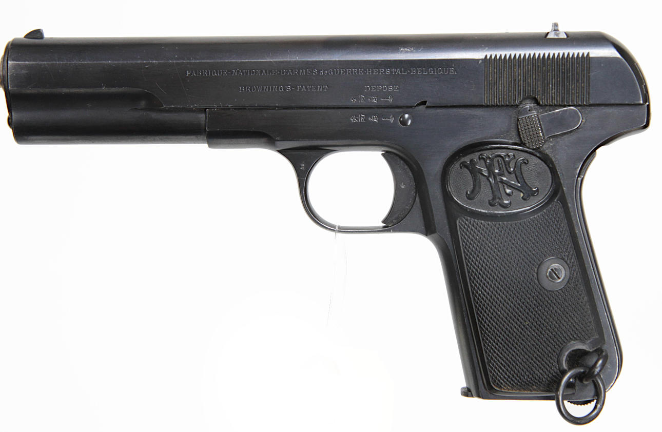 183. PISTOL, belgisk, Halvautomatisk, fabrikat FN, modell 1903, kaliber ...