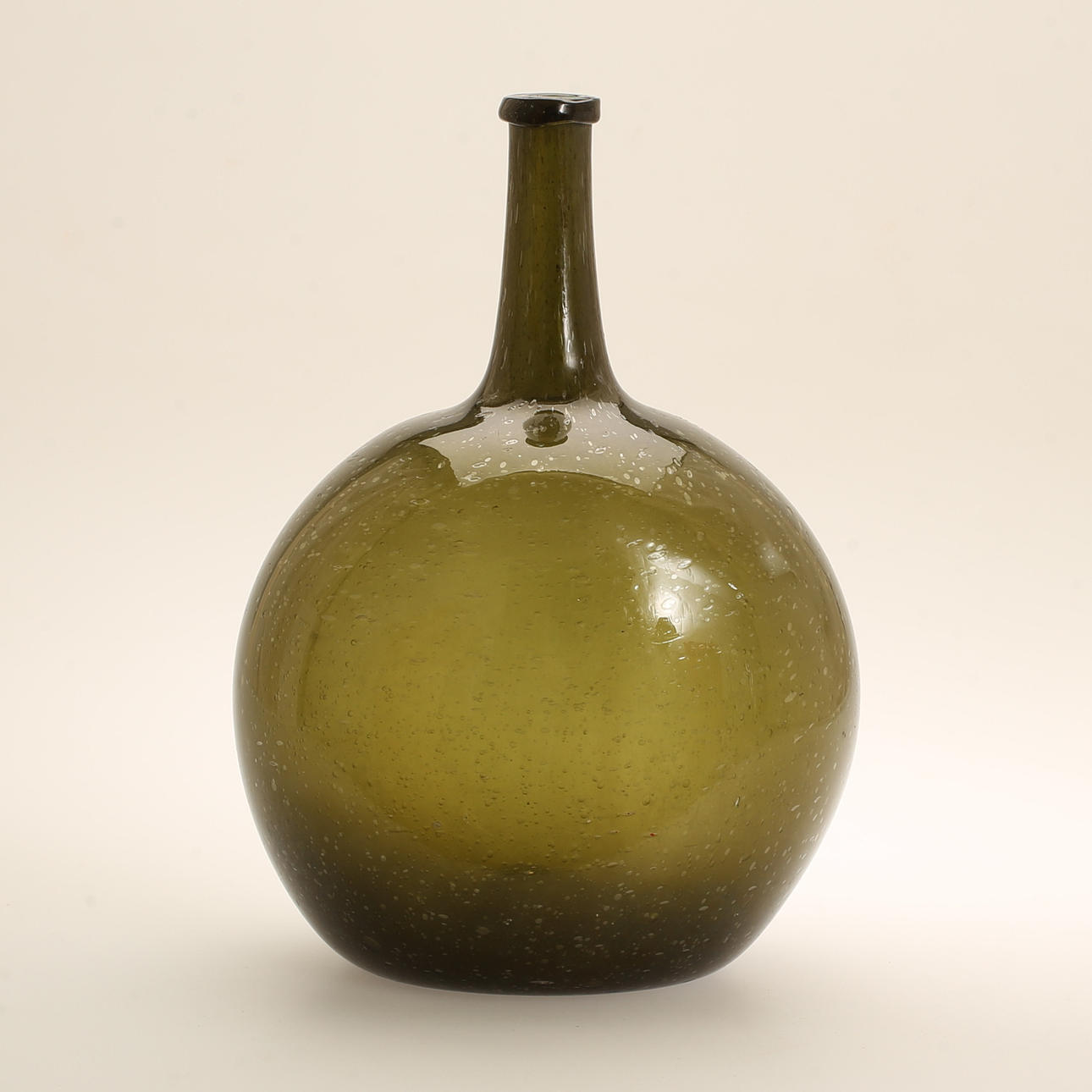 FLASCHE, Glas, 18./18. Jahrhundert.