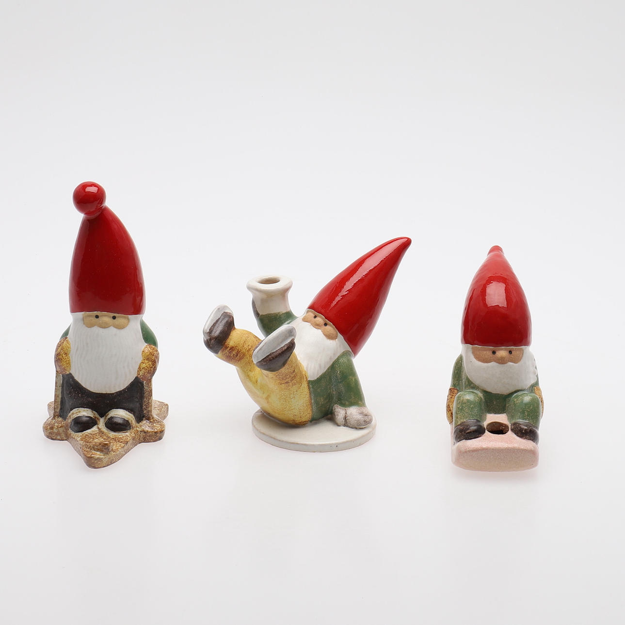 LISA LARSON. FIGURES in the form of elves, three pcs.