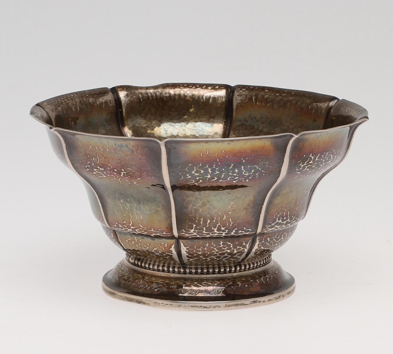 SKÅL, silver, Christian F. Heise, Köpenhamn, 1924. Vikt 272g.