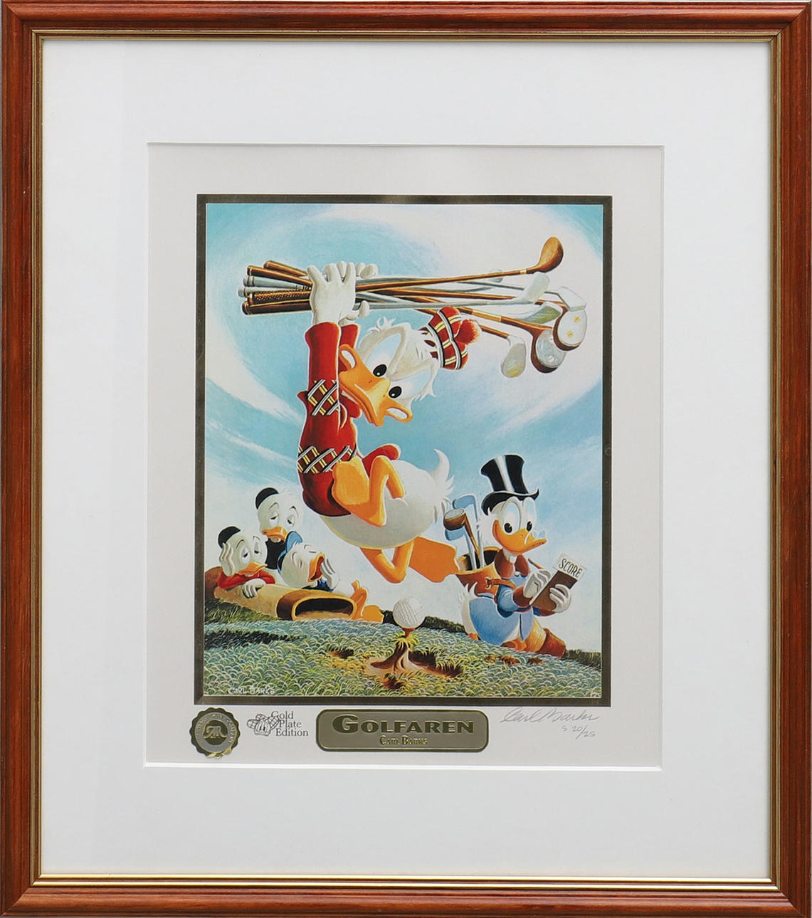 CARL BARKS. "EL GOLFISTA".