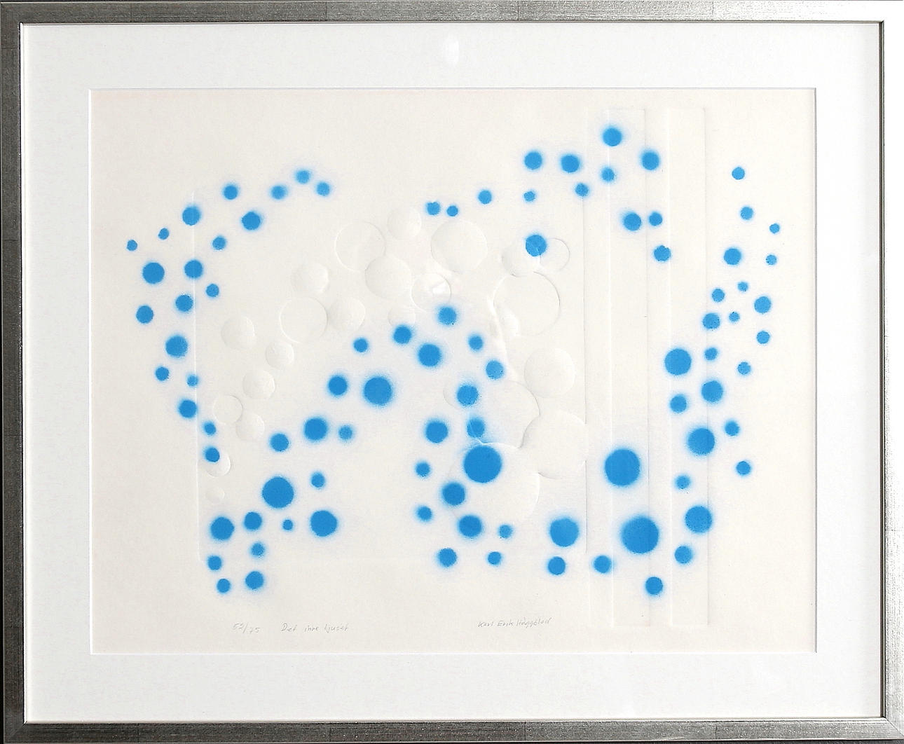 KARL ERIK HÄGGLUND. Etsning, "Det inre ljuset", signerad 52/75.