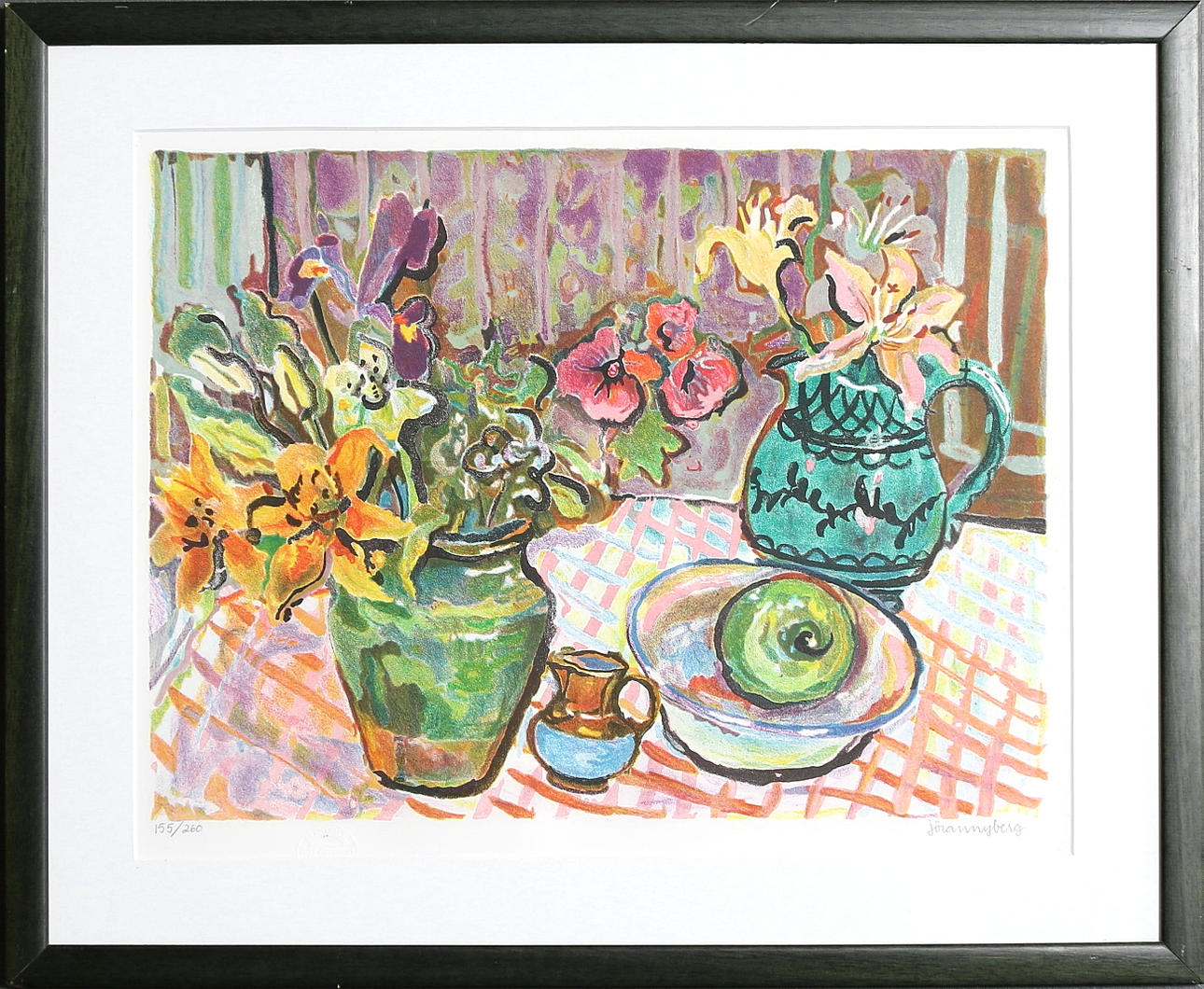JÖRAN NYBERG. Färglitografi, signerad och numrerad 155/260.