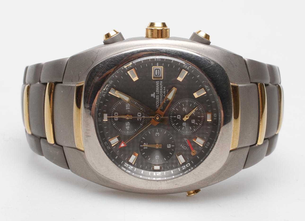 ARMBANDSUR JACQUES LEMANS, Titanium, Chronograph.