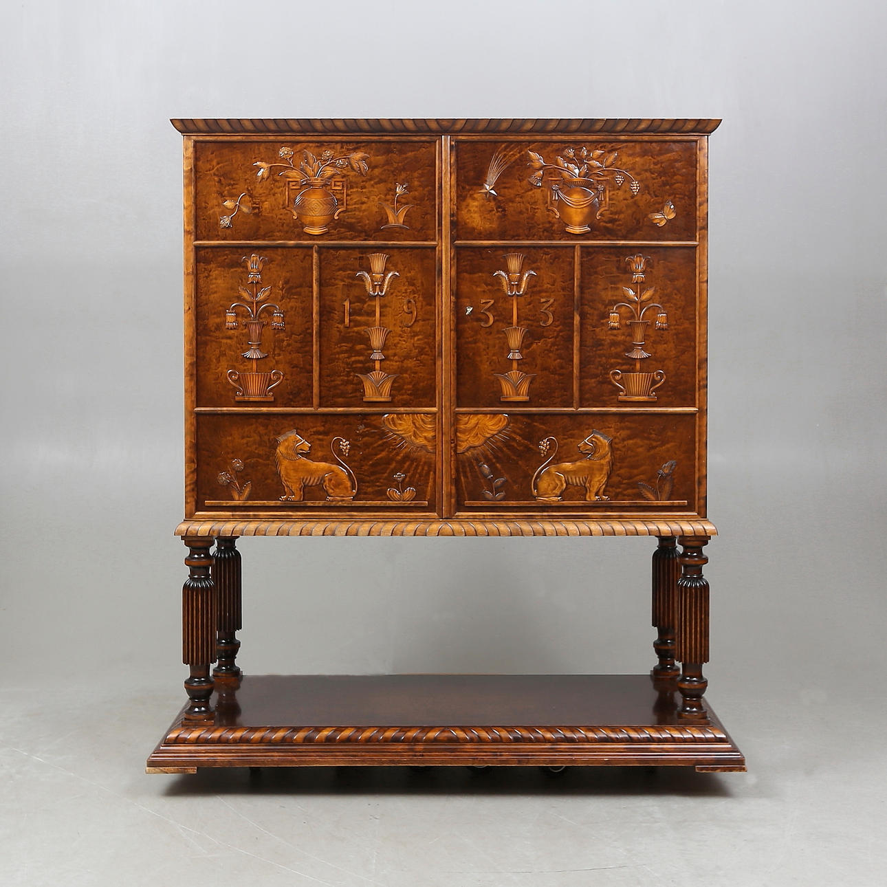 AXEL EINAR HJORTH. Cabinet, dated 1933.
