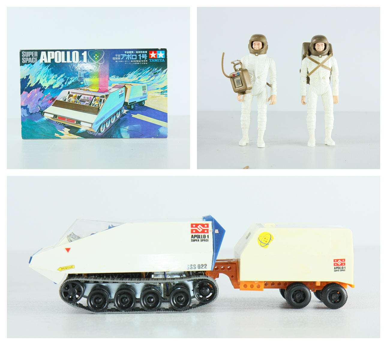 JUGUETE, "Superespacio, Apolo 1", Tamiya, 1968.