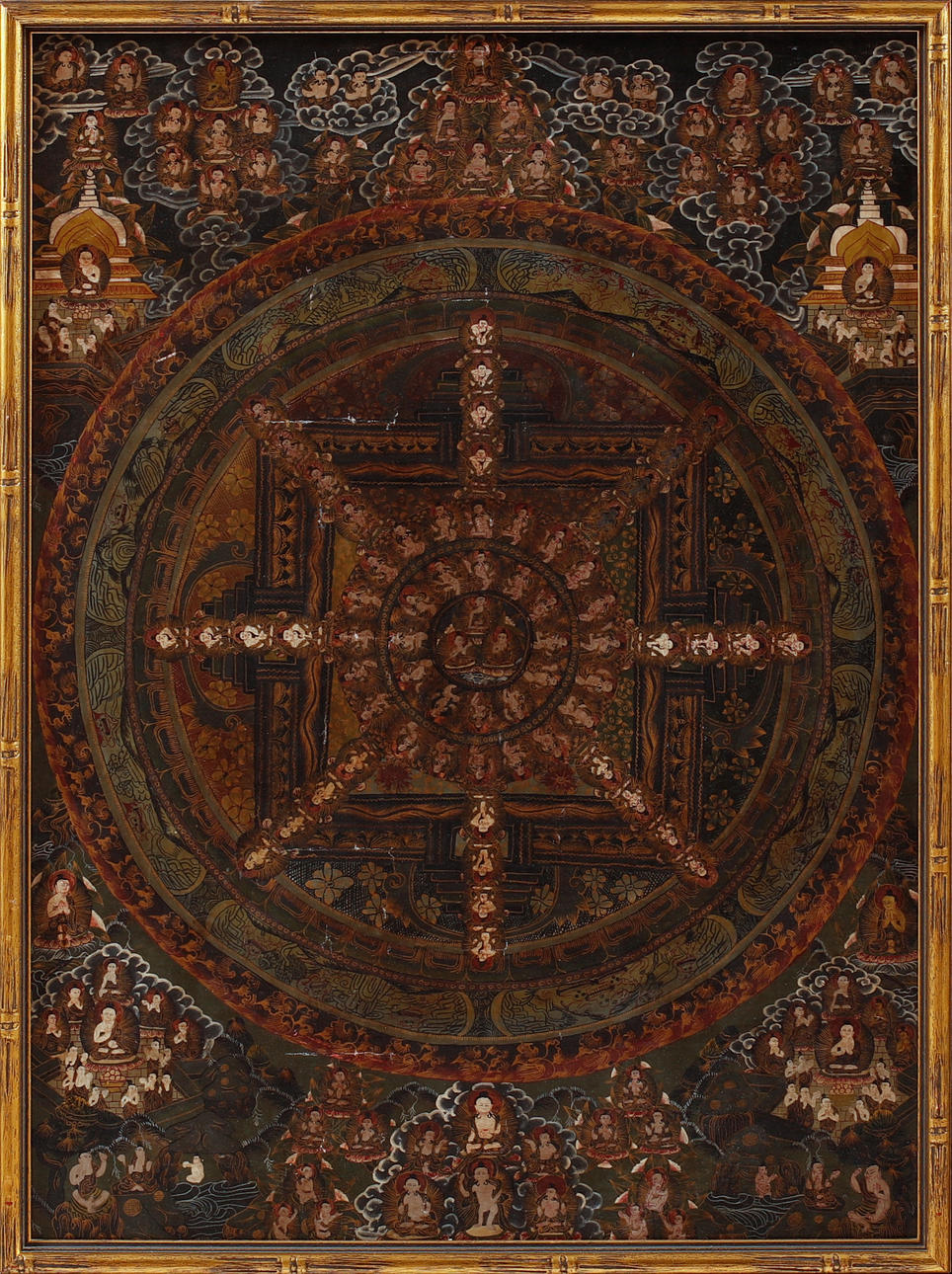 TANKA, Tibet, mixed media.