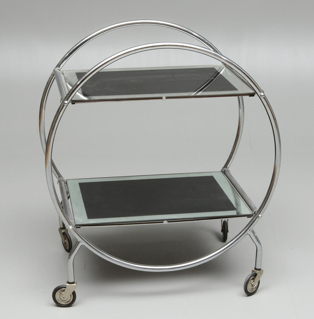 SERVERINGSVAGN, metall, glas, senare delen av 1900-talet.