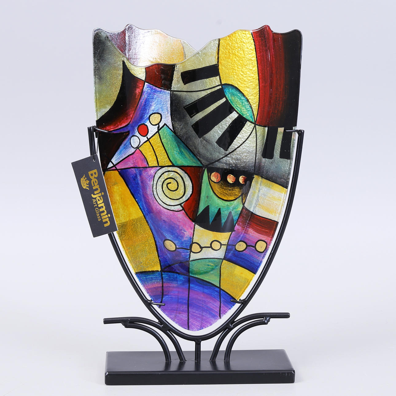 SKULPTUR/VASE, Glas, Benjamin Art Glass, RBA.