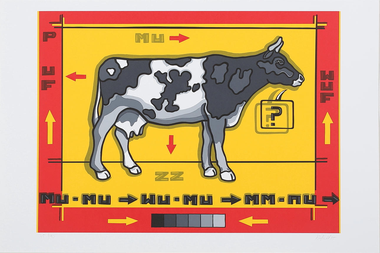 RAFAEL CARLOS GONZALEZ. Mu ZZ. Lithograph.