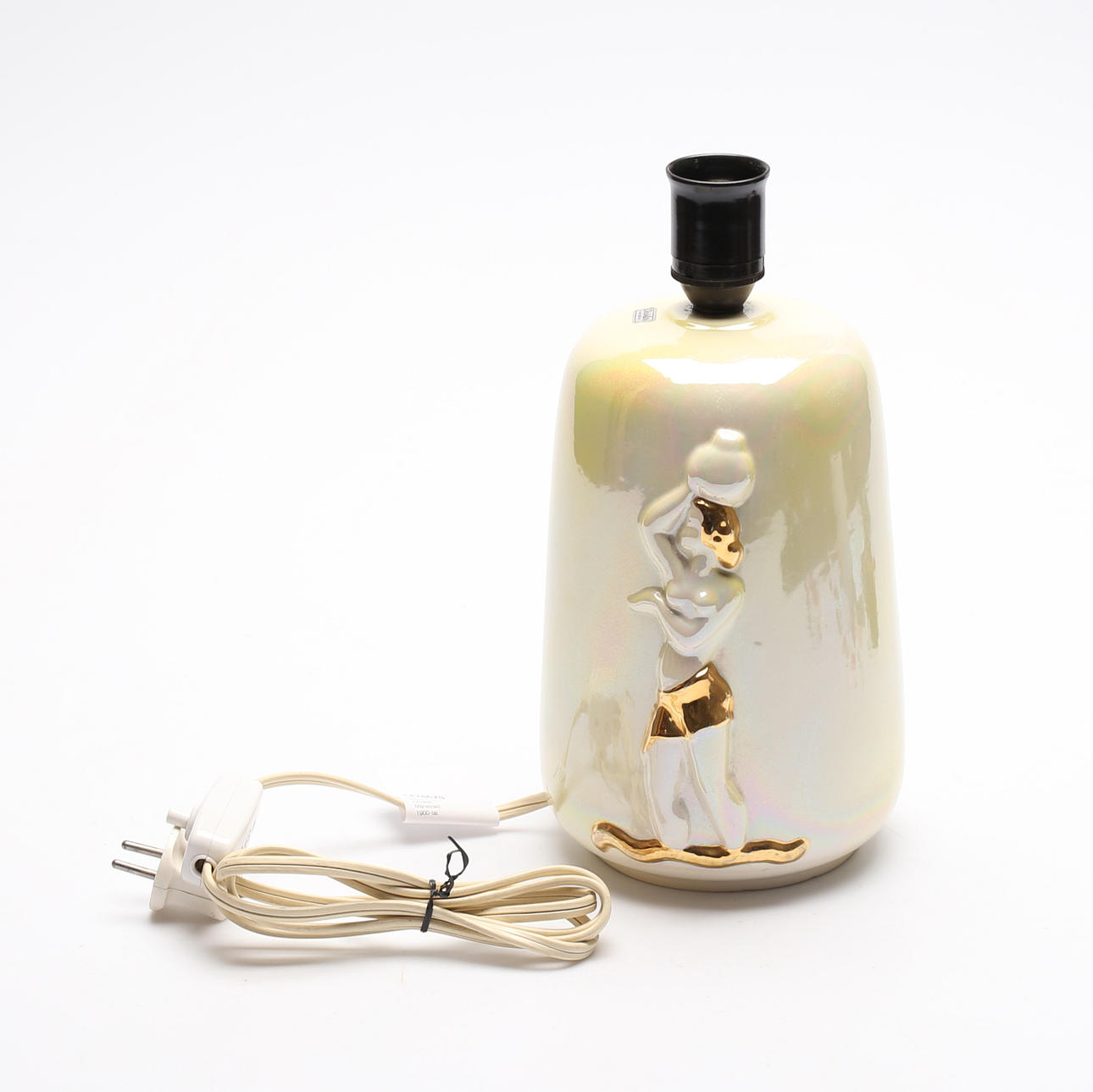 LÁMPARA DE MESA, Christer, Mariestad, 1900.