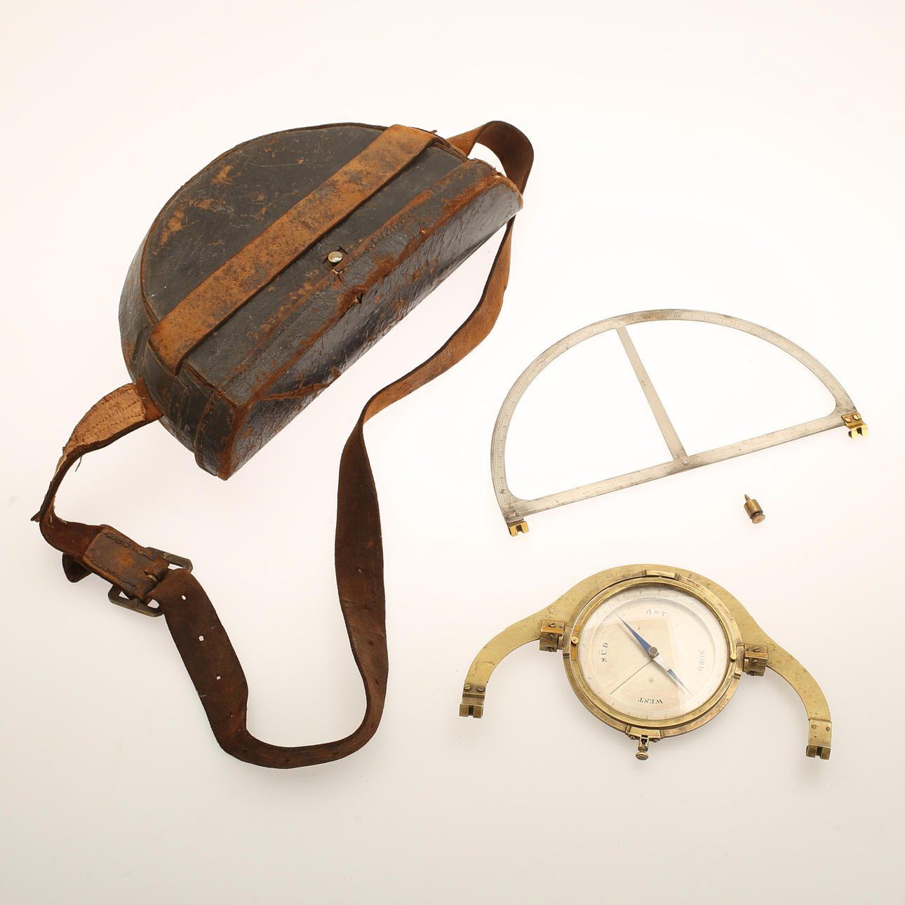 MÅLEINSTRUMENTER, messing, 1800-tallet.