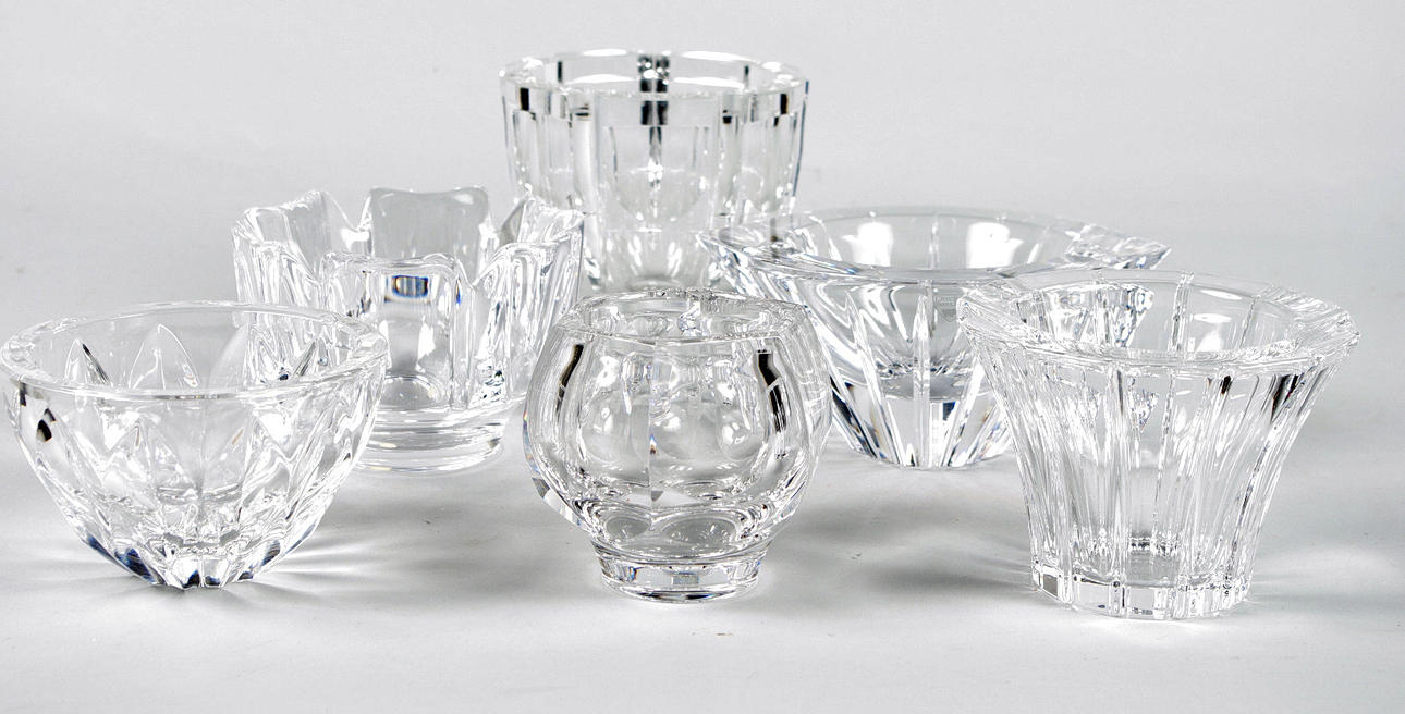 SKÅLAR, 6 stycken, Orrefors.