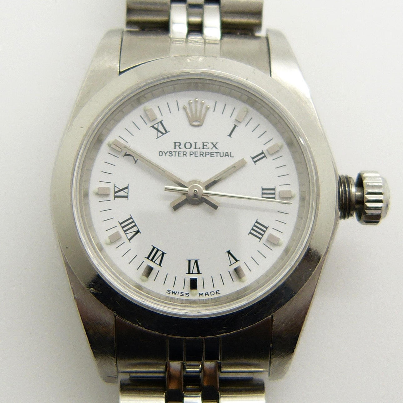 DAME ROLEX OYSTER PERPETUAL WATCH.